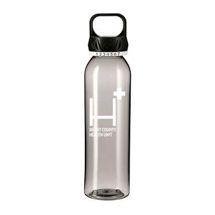 Add Your Logo: Count On It 22 oz Sports Bottle